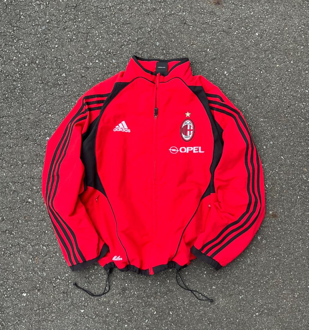 入手困難 アディダス　ACミラン　トラックジャケット　ウィンドブレイカー　XL
