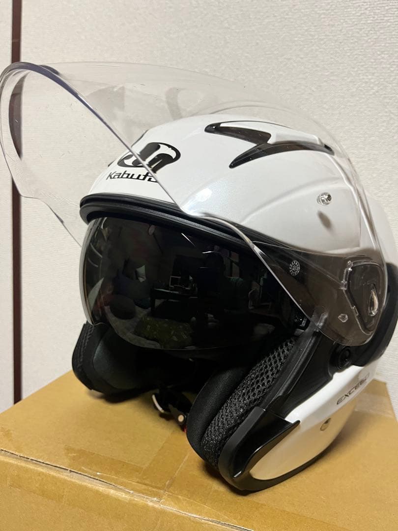 つ*た様 exeed エクシード　パールホワイトMサイズ 20年6月製造　ogk