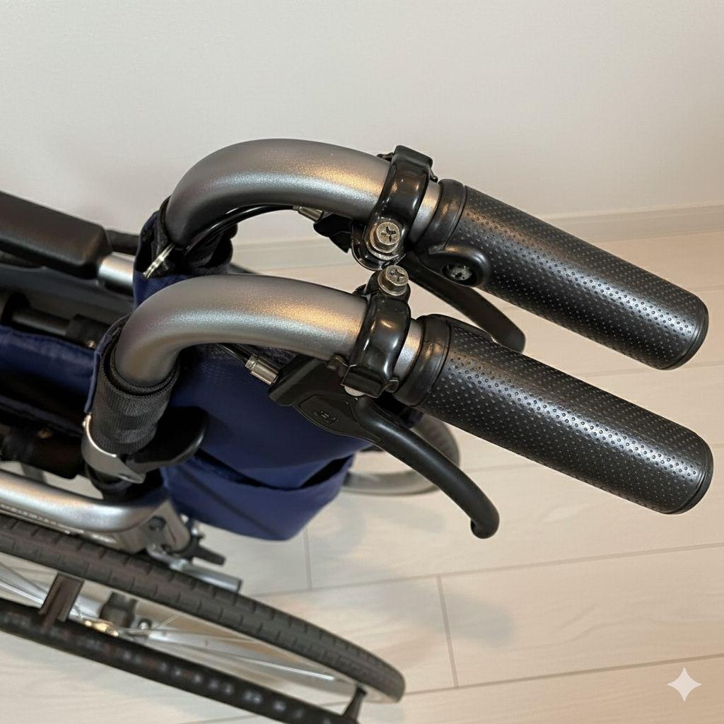 ♿小柄の人に最適 とても便利な多機能 超軽量 自走式 車椅子 ノーパンクタイヤ