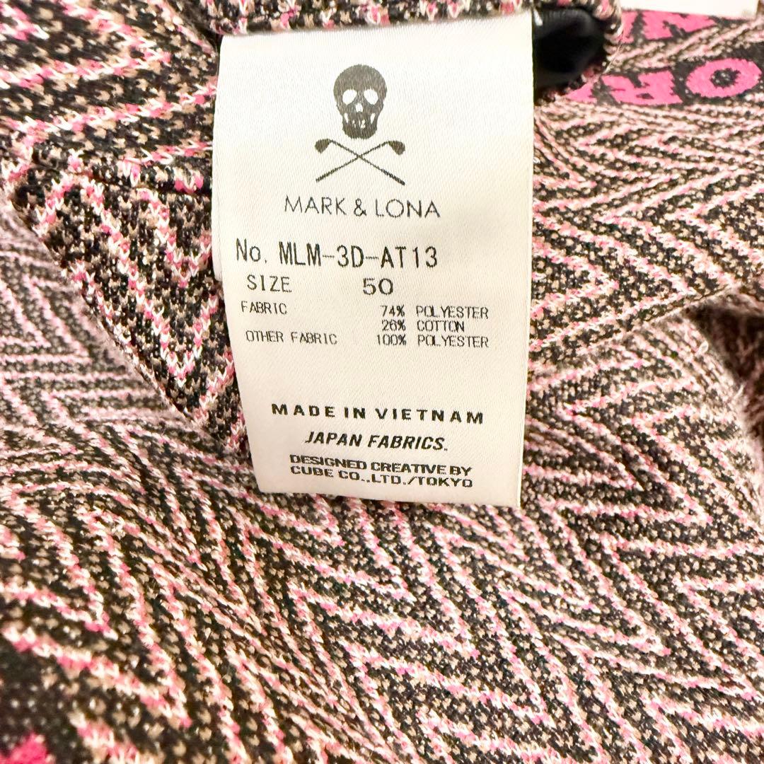 MARK & LONA 23SS ヘリンボーン　パンツ　メンズ　サイズ50