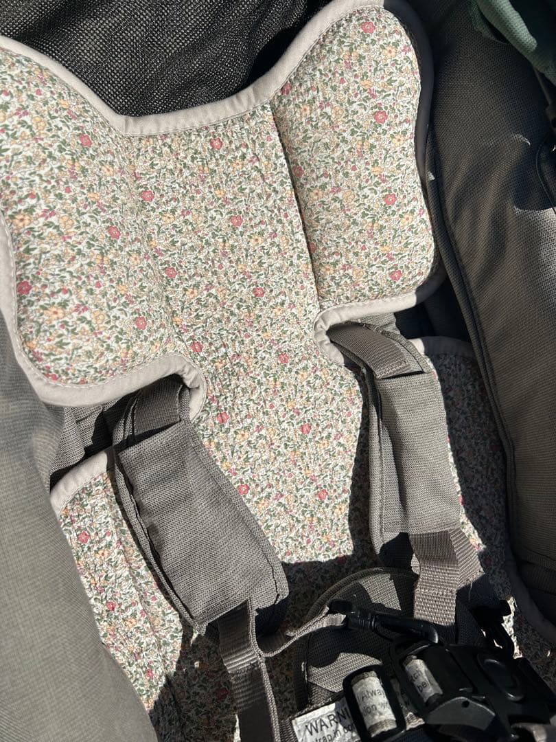 エアバギー ココダブルフロムバース　グリーン　双子年子ベビーカー　付属品あり