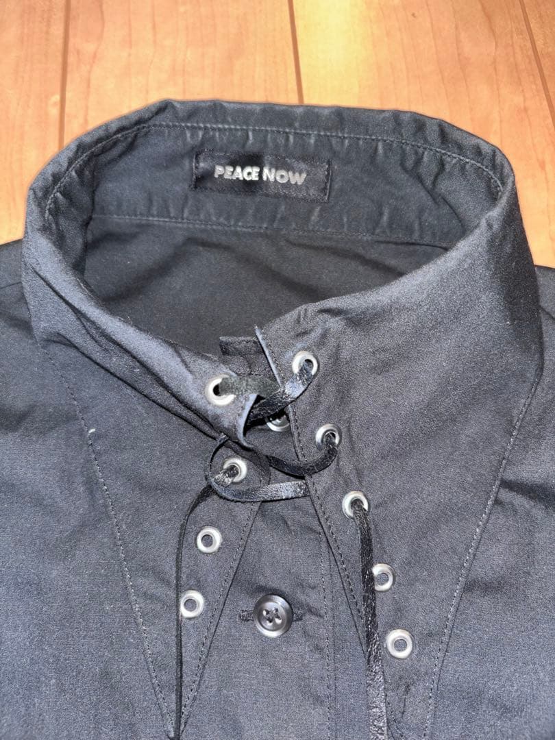 PEACE NOW ブラック シャツ M