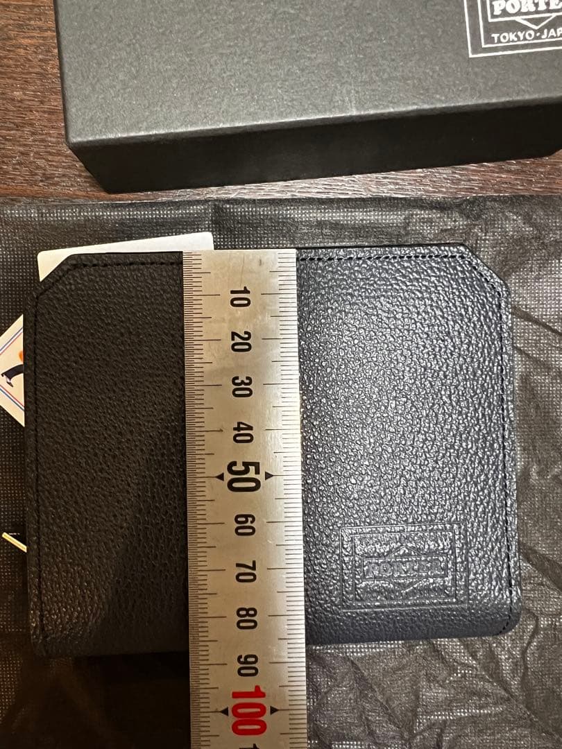 【極美品】Porter二つ折り財布　ネイビー