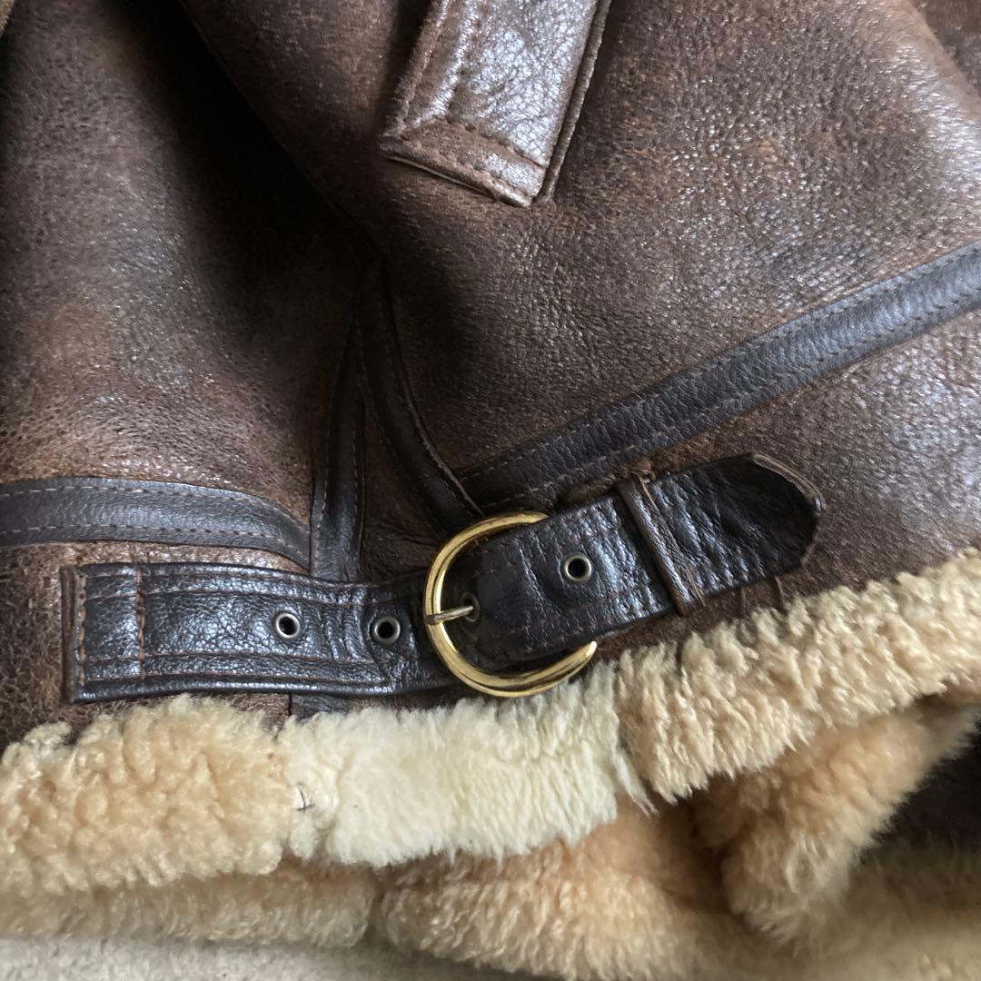 80s New York Style USA製 B-3 リアルムートン 42