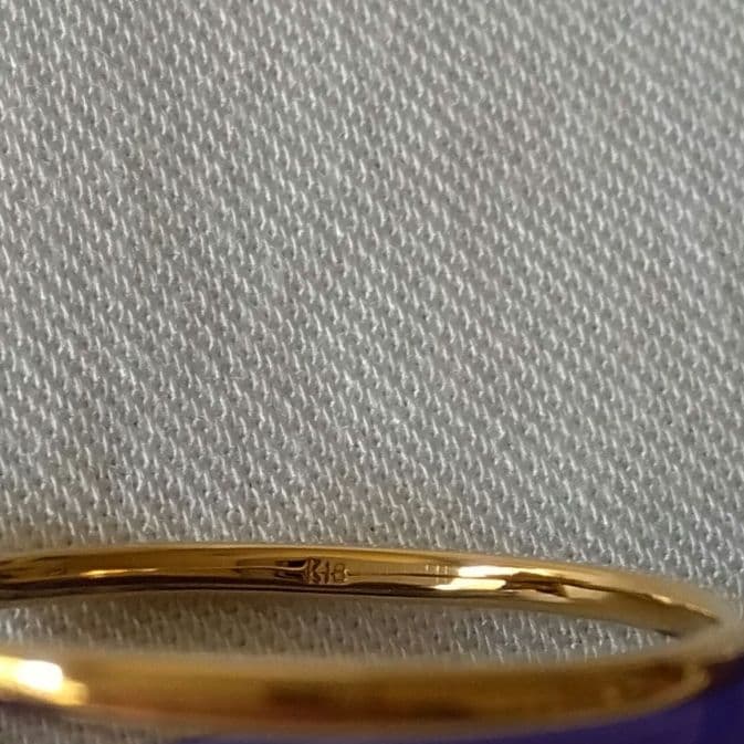 【うーしゃん】 シャンパンカラーダイアモンド 18KYGスターリング