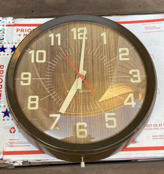 レア★ゼネラルエレクトリックGeneralElectric壁掛け時計ヴィンテージ