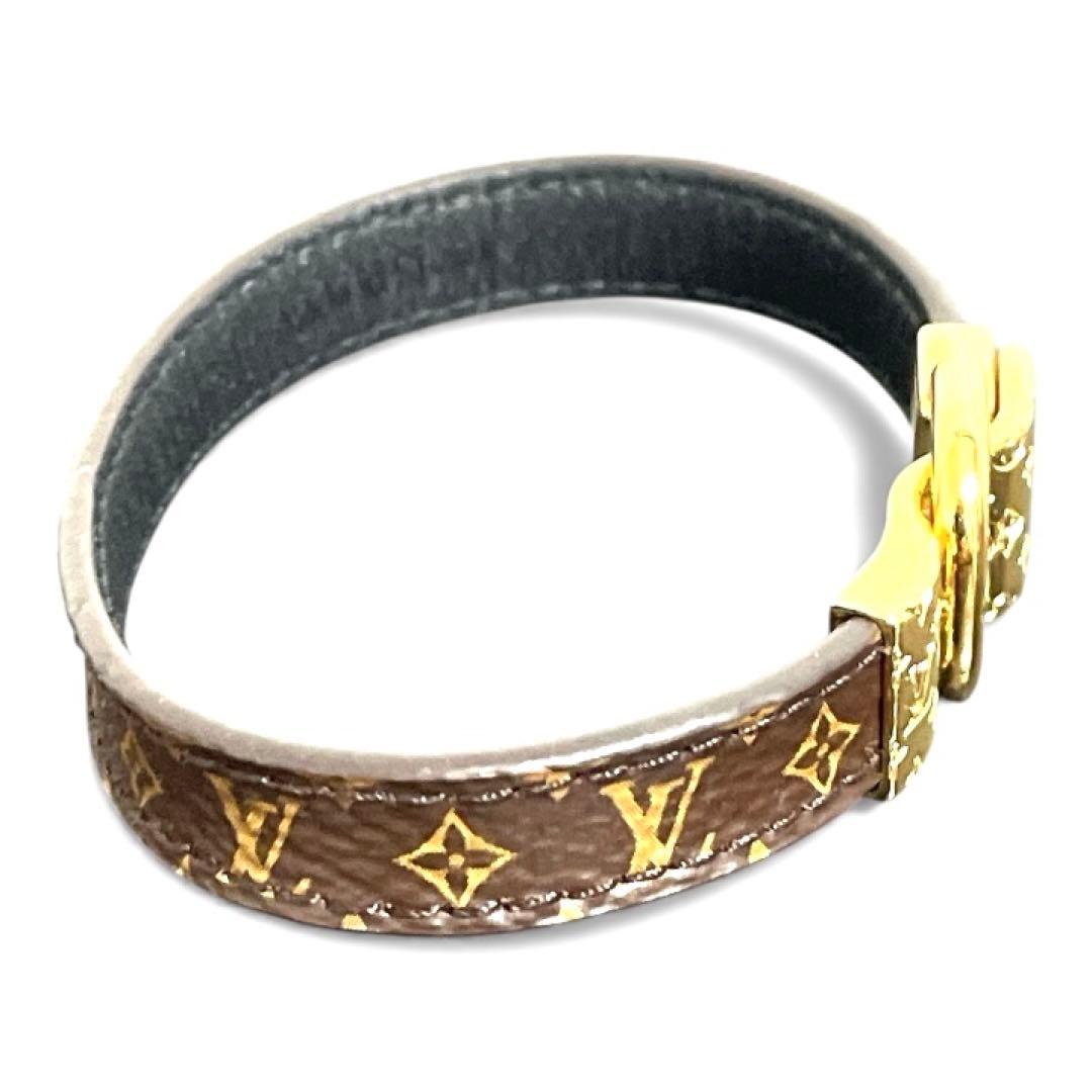 【LOUIS VUITTON】モノグラム レザーブレスレット