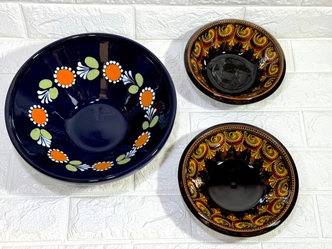 varoslod majolika hungary サラダボウル 3点セット