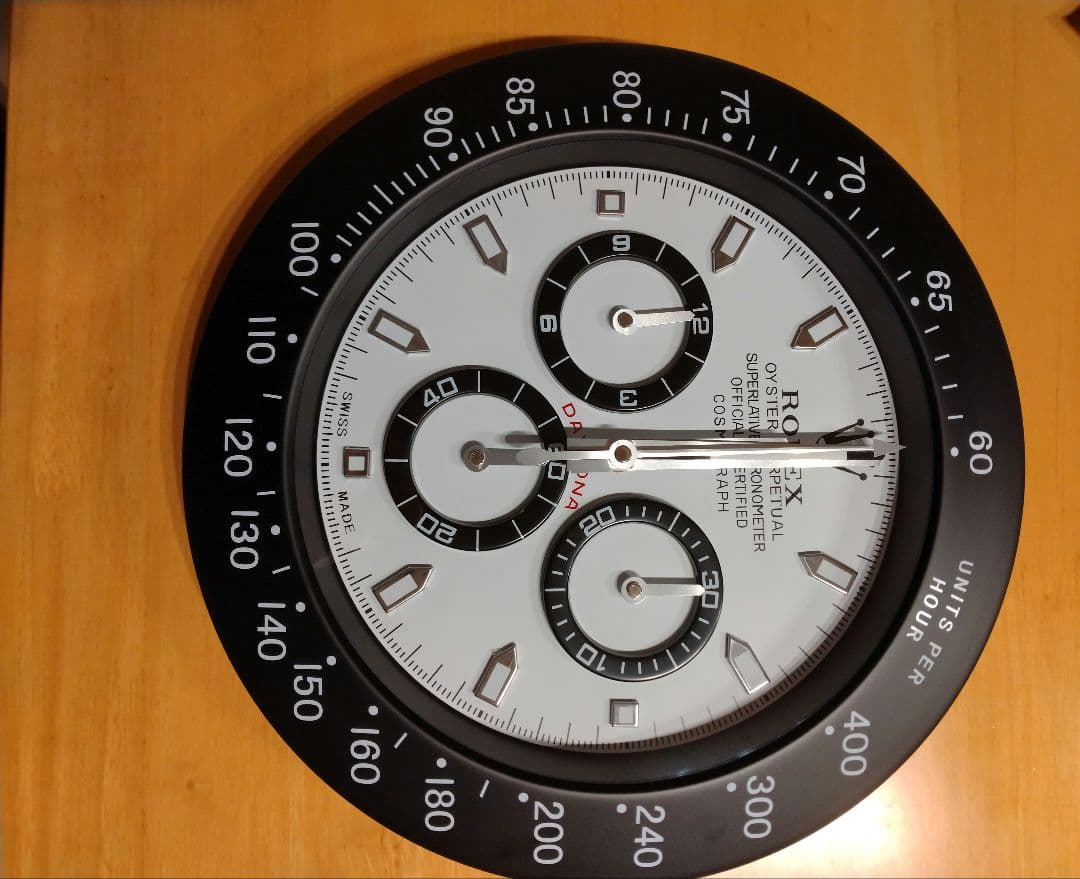 デイトナタイプ　壁掛け時計