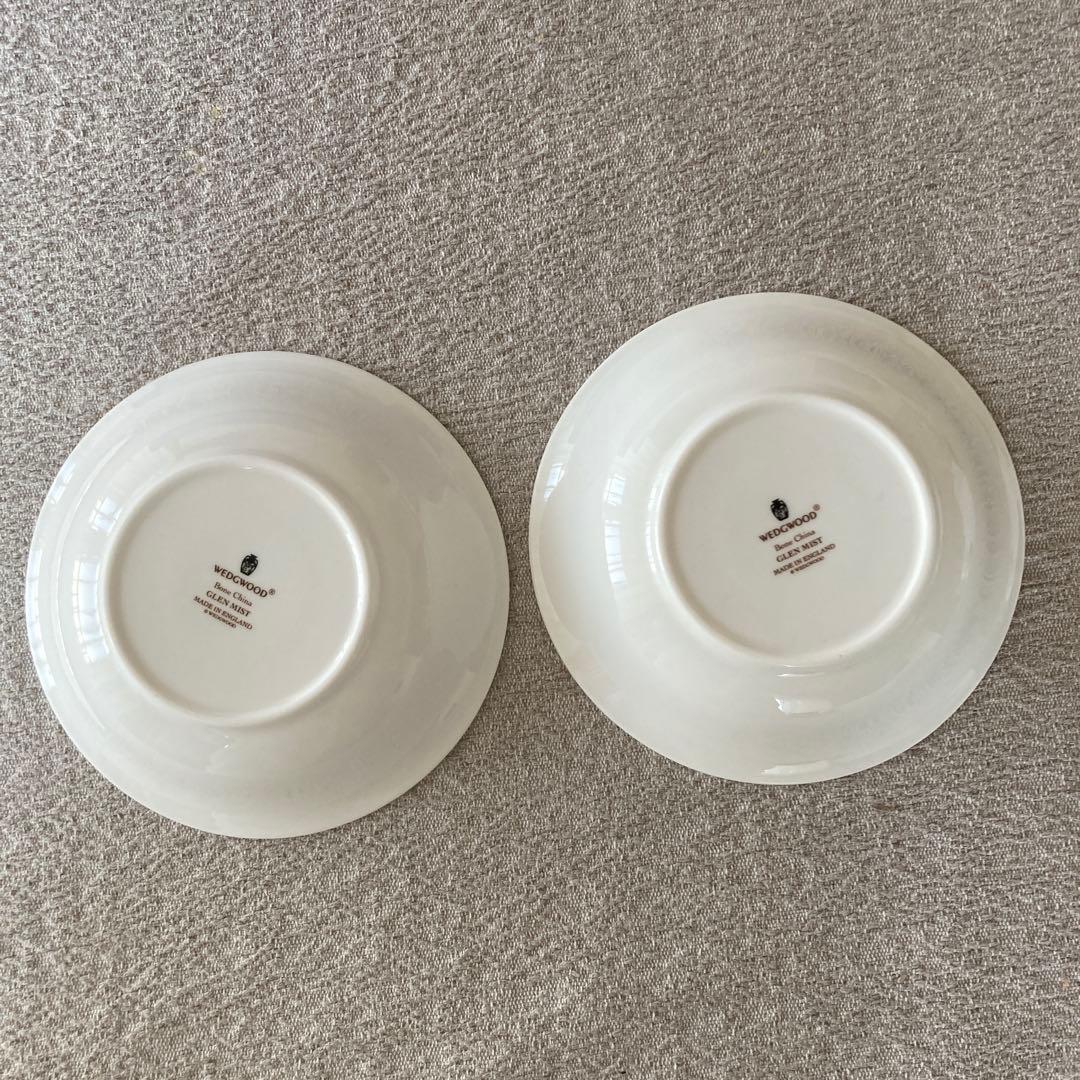 グレンミストGlen mist クープシリアルボウル　サラダソーサー2枚