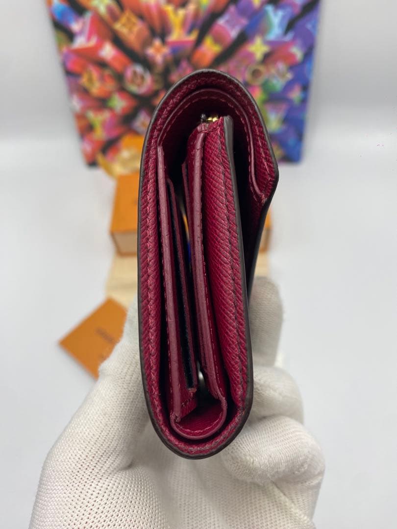 美品‼️ルイヴィトン　三つ折り財布　ポルトフォイユヴィクトリーヌ　モノグラム