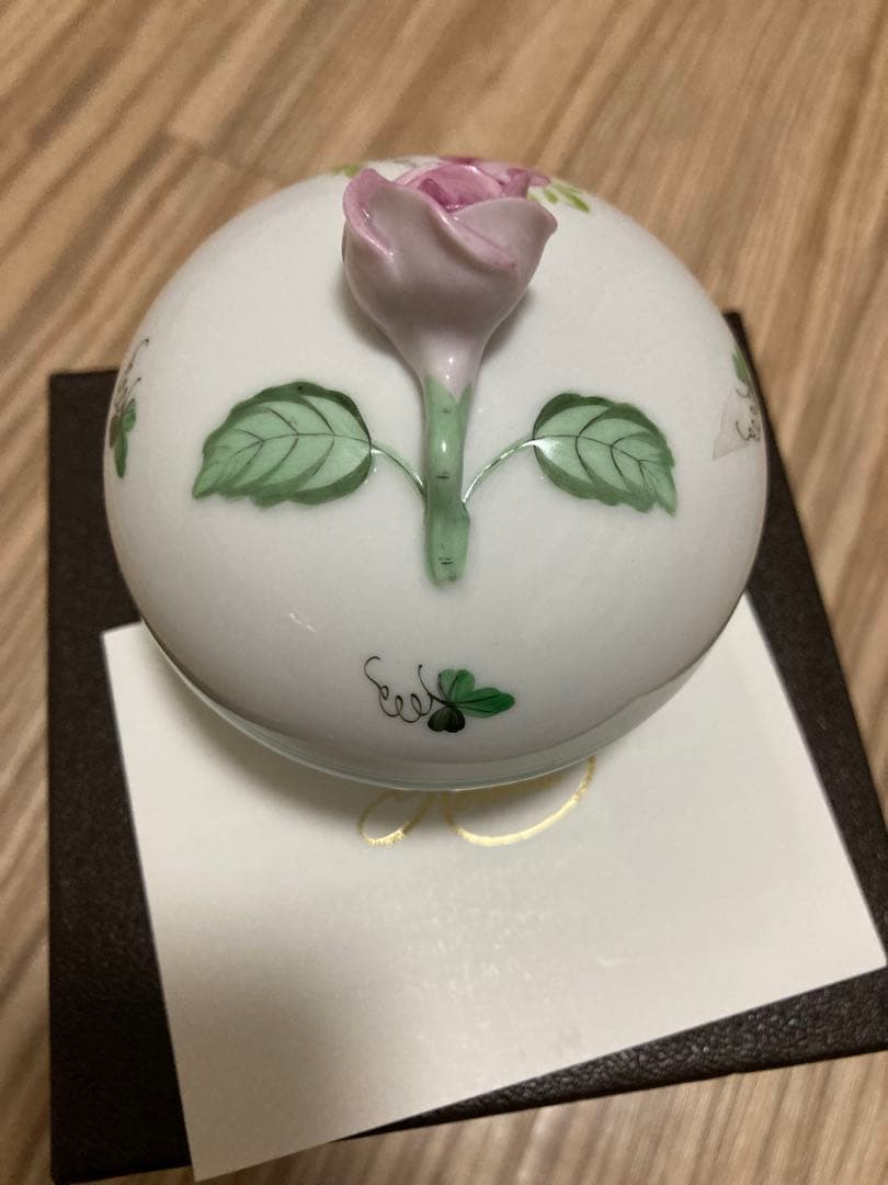 豪華オマケ付き❤️新品❣️ヘレンド❣️ボンボニエール❣️ウィーンの薔薇