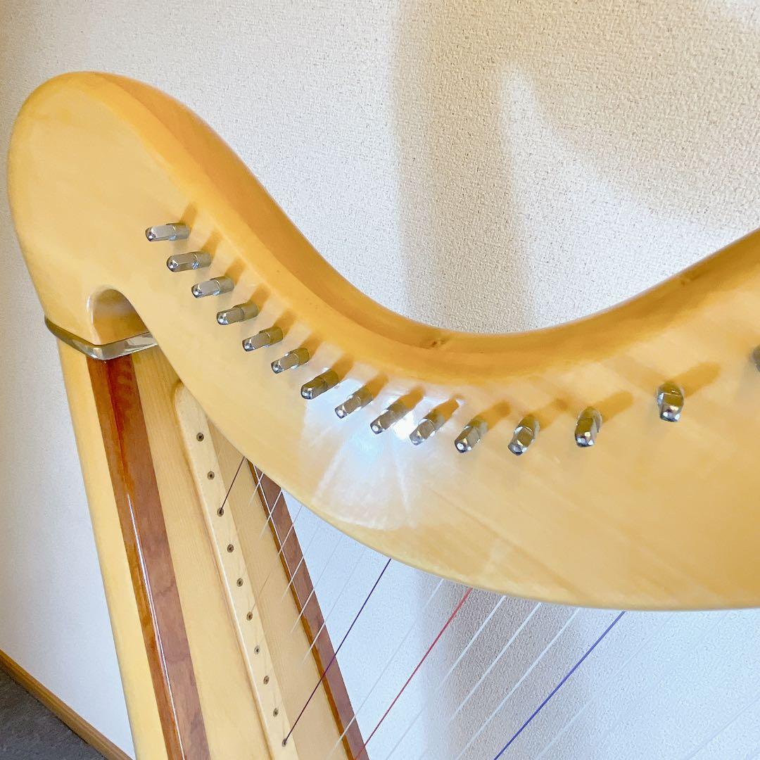 Aoyama 青山ハープ 130D ノンペダルハープ 34弦