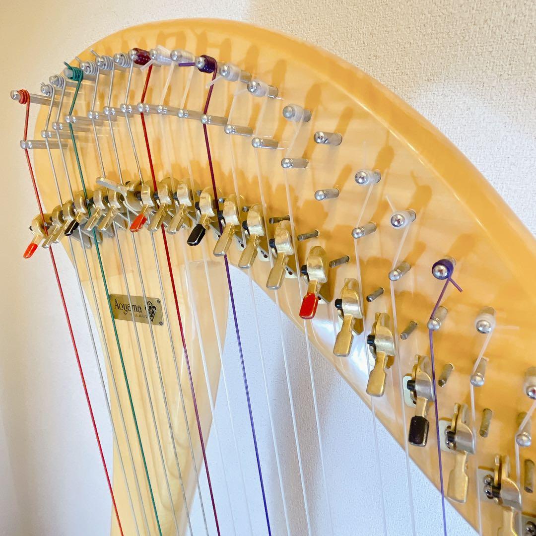 Aoyama 青山ハープ 130D ノンペダルハープ 34弦