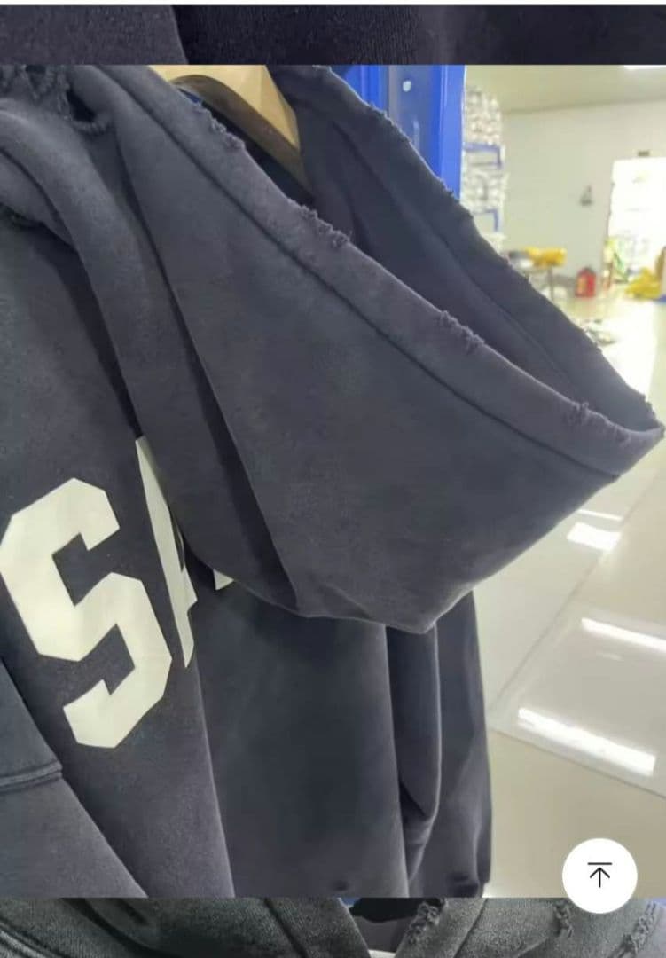 SAINT××××××× ブラックパーカー