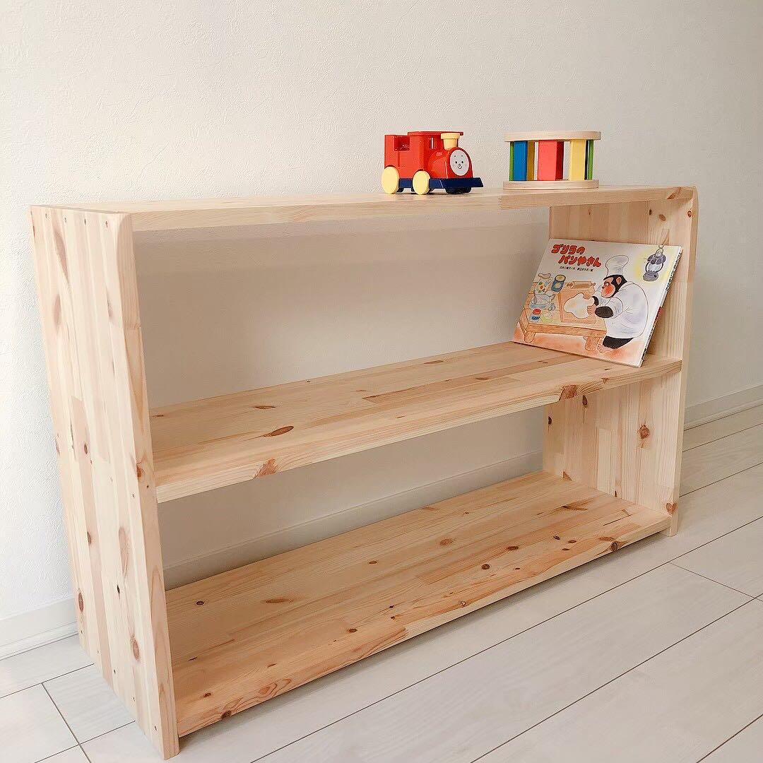 ◆◇送料込み◇◆おもちゃ棚 ハンドメイドモンテッソーリオープンシェルフ