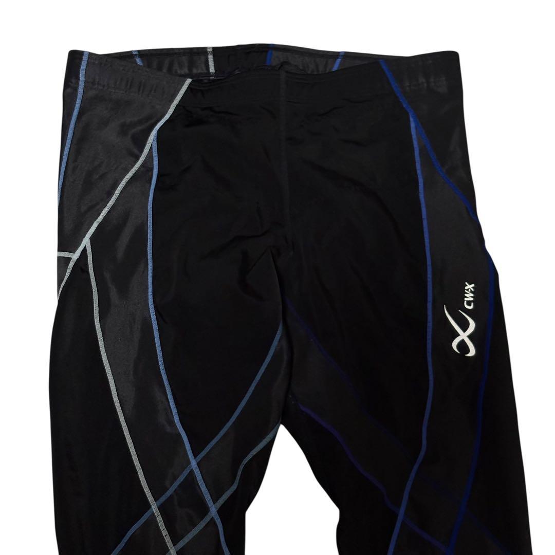 【美品】CW-X スポーツタイツ　サイズM　HZO639　ブルー