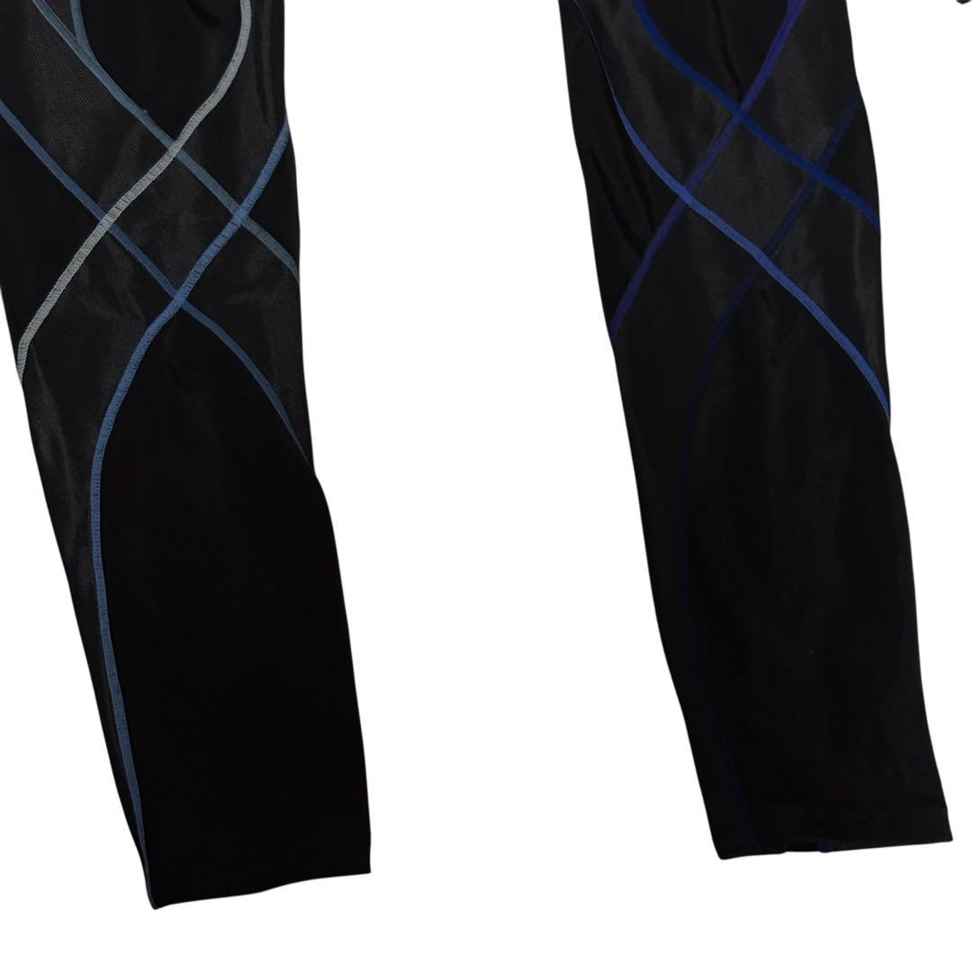 【美品】CW-X スポーツタイツ　サイズM　HZO639　ブルー