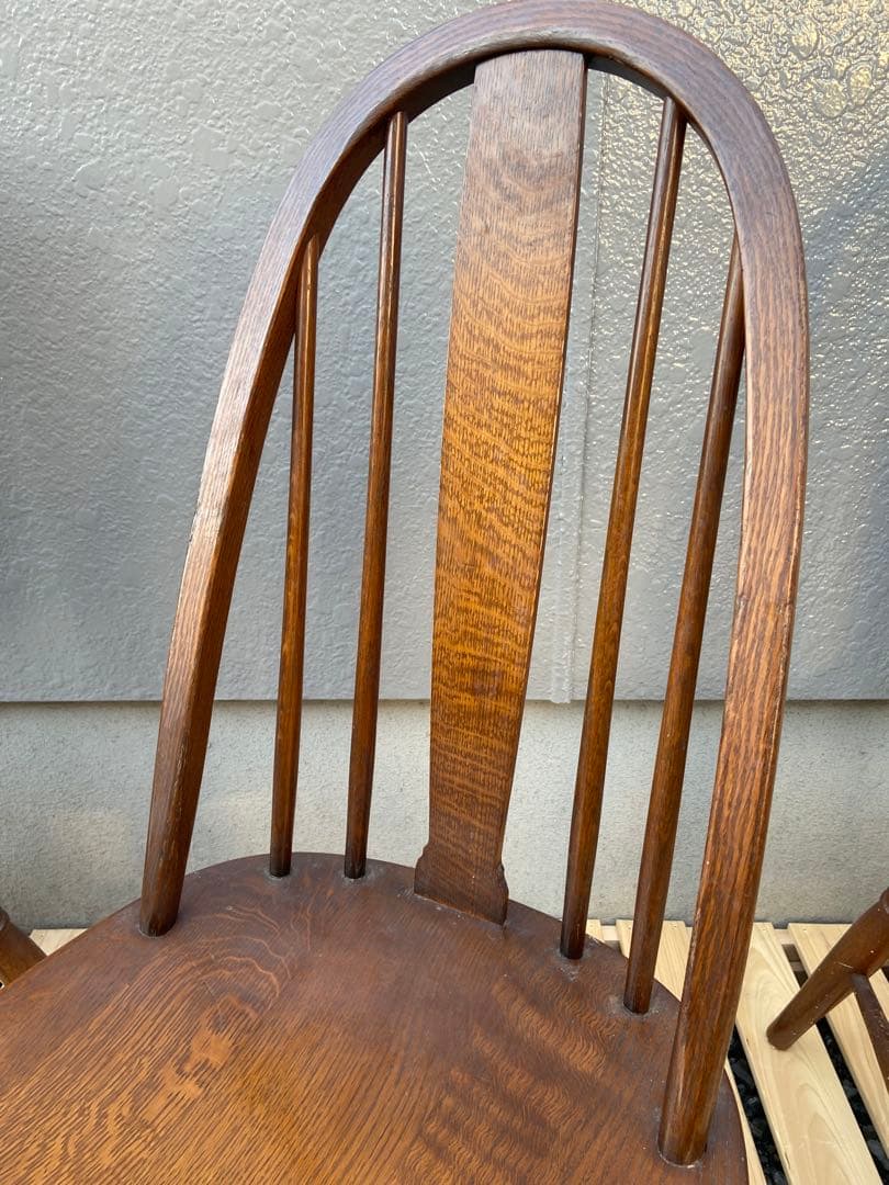 【3脚所持】③飛騨産業 ダイニングチェア ボウバック ヴィンテージ