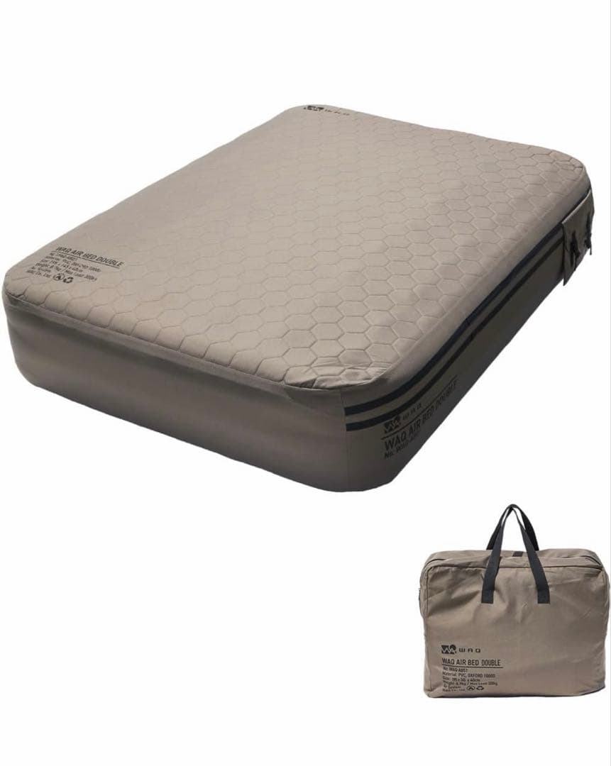 WAQ エアベッド エアーベッド 電動エアポンプ内蔵　ダブルサイズ　キャンプ