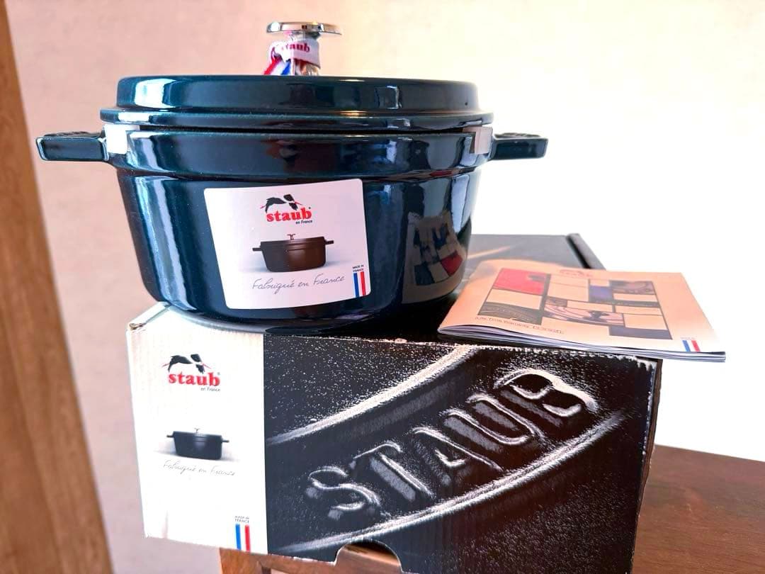 ストウブＳＴＡＵＢ限定色ラメールココットラウンド正規１８ｃｍ新品未使用生涯保証付