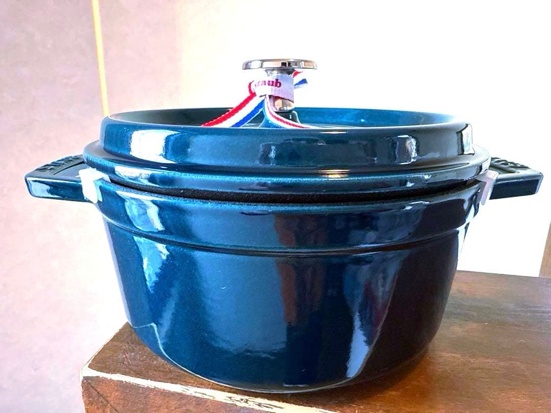 ストウブＳＴＡＵＢ限定色ラメールココットラウンド正規１８ｃｍ新品未使用生涯保証付