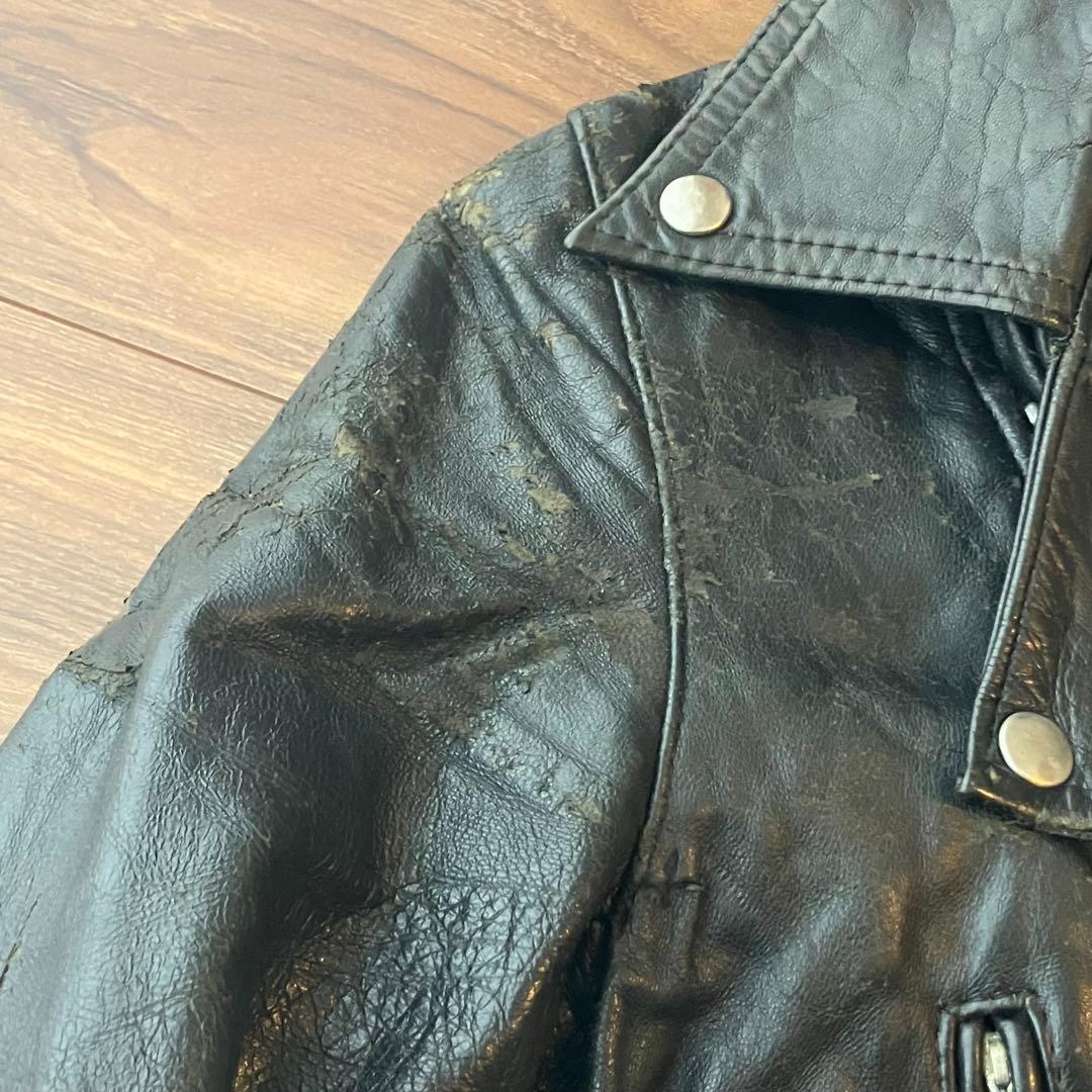 〜70s Champion Rivetts ダブルライダース ロンジャン 34