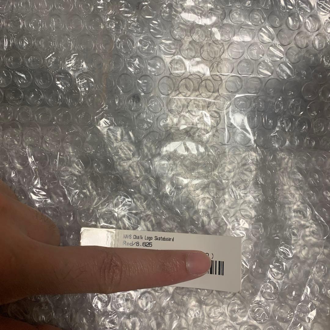 Supreme Kaws Chalk スケートボードデッキ Red8.625 赤