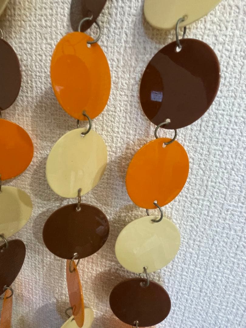 ポップ　ミッドセンチュリー　モダン　レトロ　のれん　プラスチック　パーテーション