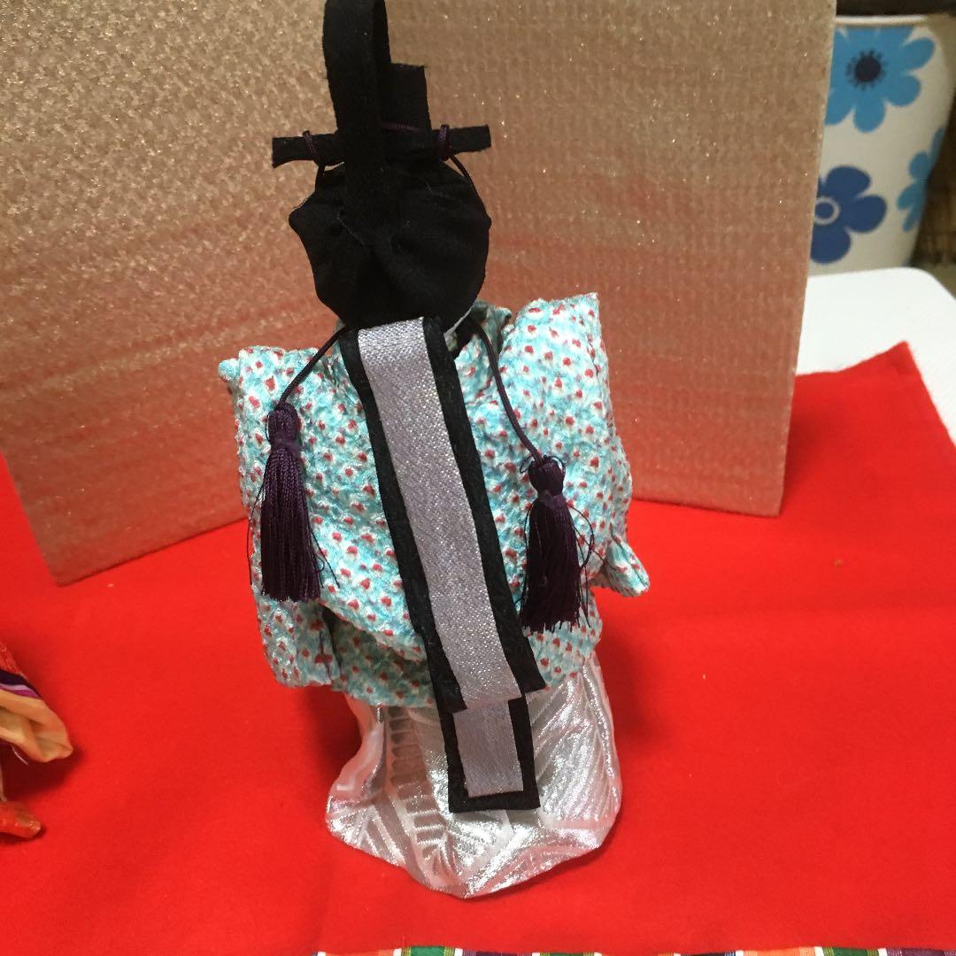 手作り雛人形、高さ20センチ