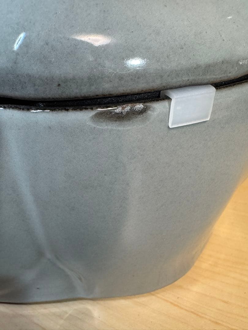 STAUB 牛型 鍋 グレー 希少　レア　37cm 40509-515