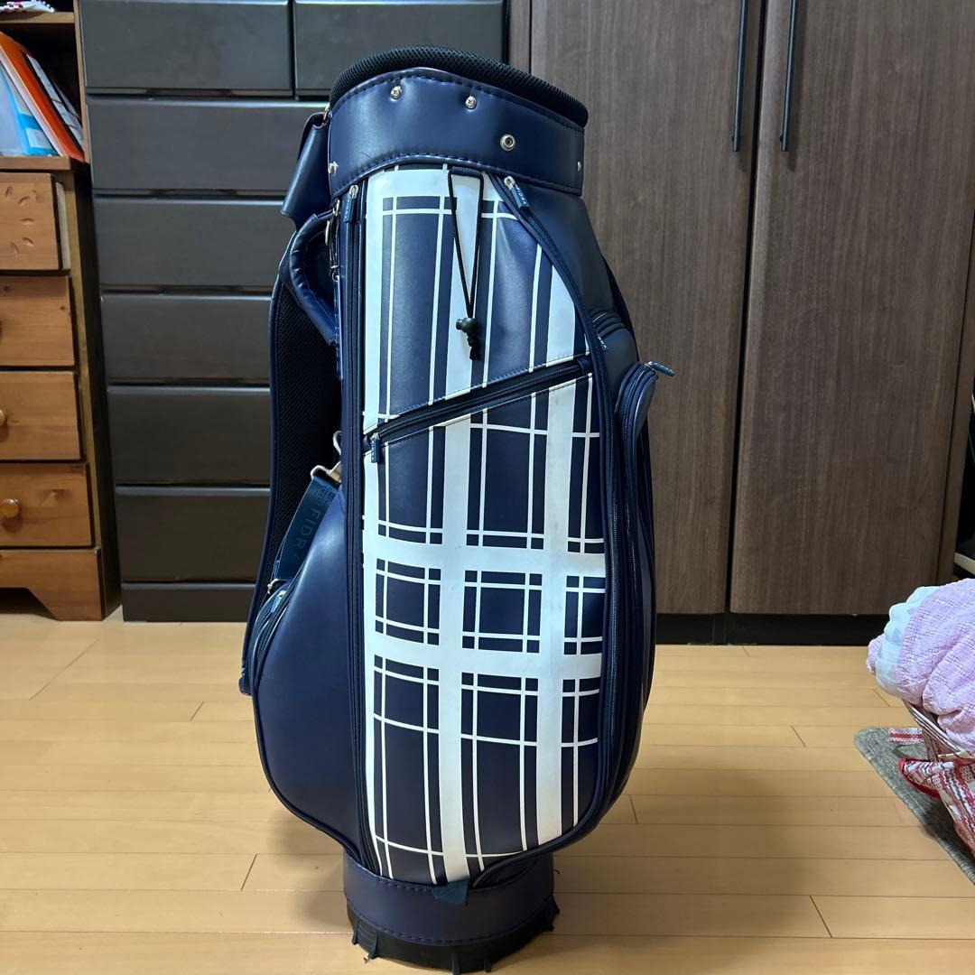 FIDRA ゴルフバッグ ネイビー ストライプ