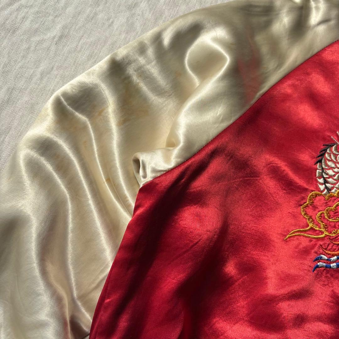 当時物 CREAM SODA PINK DRAGON スカジャン タイガー 龍