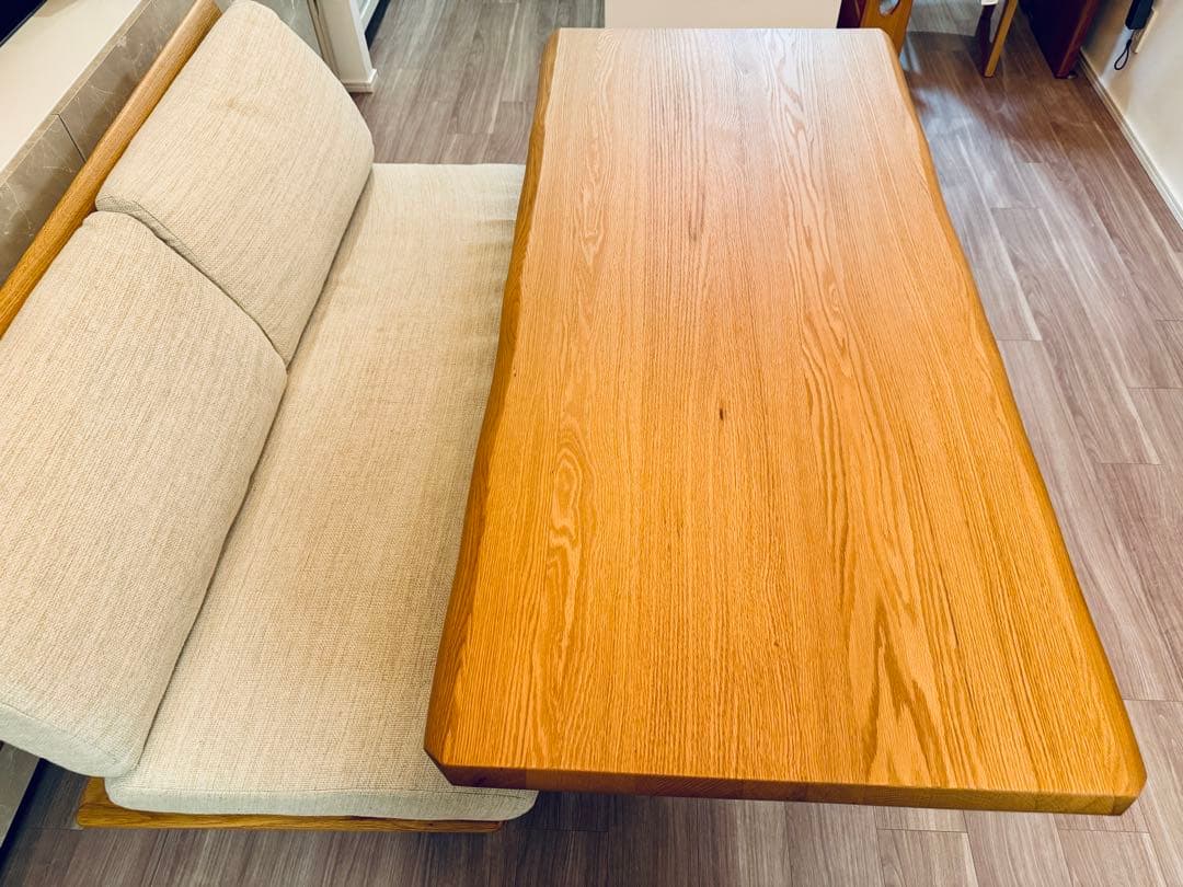 ニトリ リビングダイニングテーブル(オークエスト15085 NA) 150cm