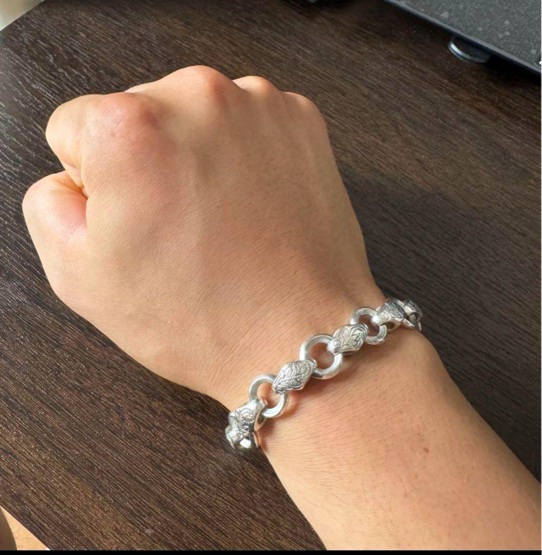 値下げ❗️メキシカンジュエリー シルバー チェーン ブレスレットSilver925