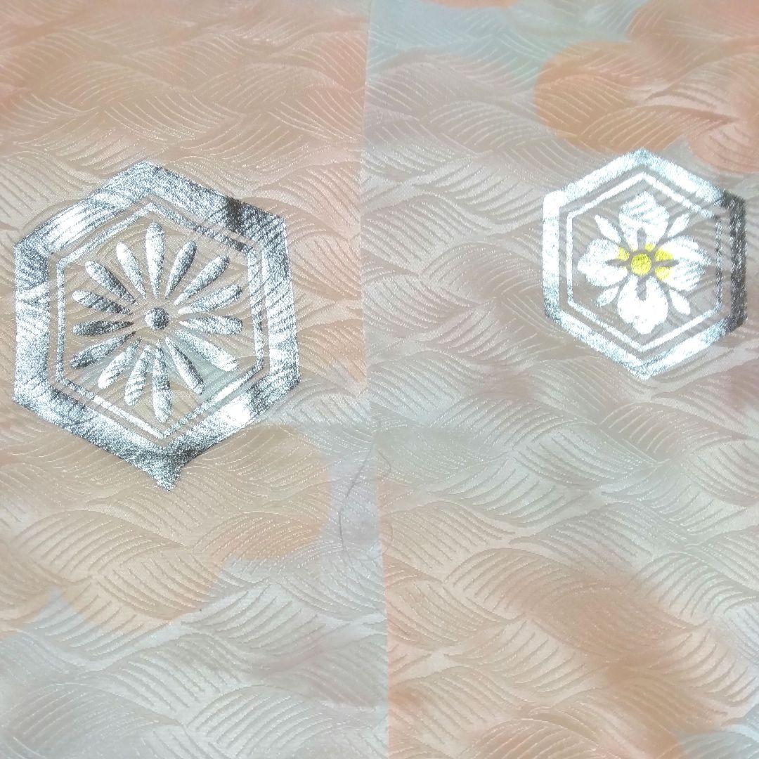 正絹綸子☆金駒刺繡☆ピンク重ねに心うきうき瞳きらきら☆3歳七五三向け祝い着