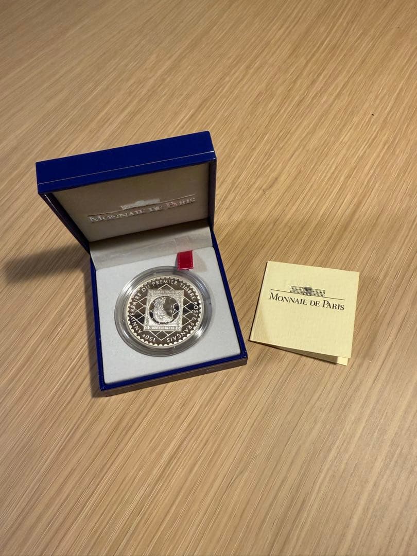 フランス 10フラン銀貨 1999 セレス 初代切手150周年
