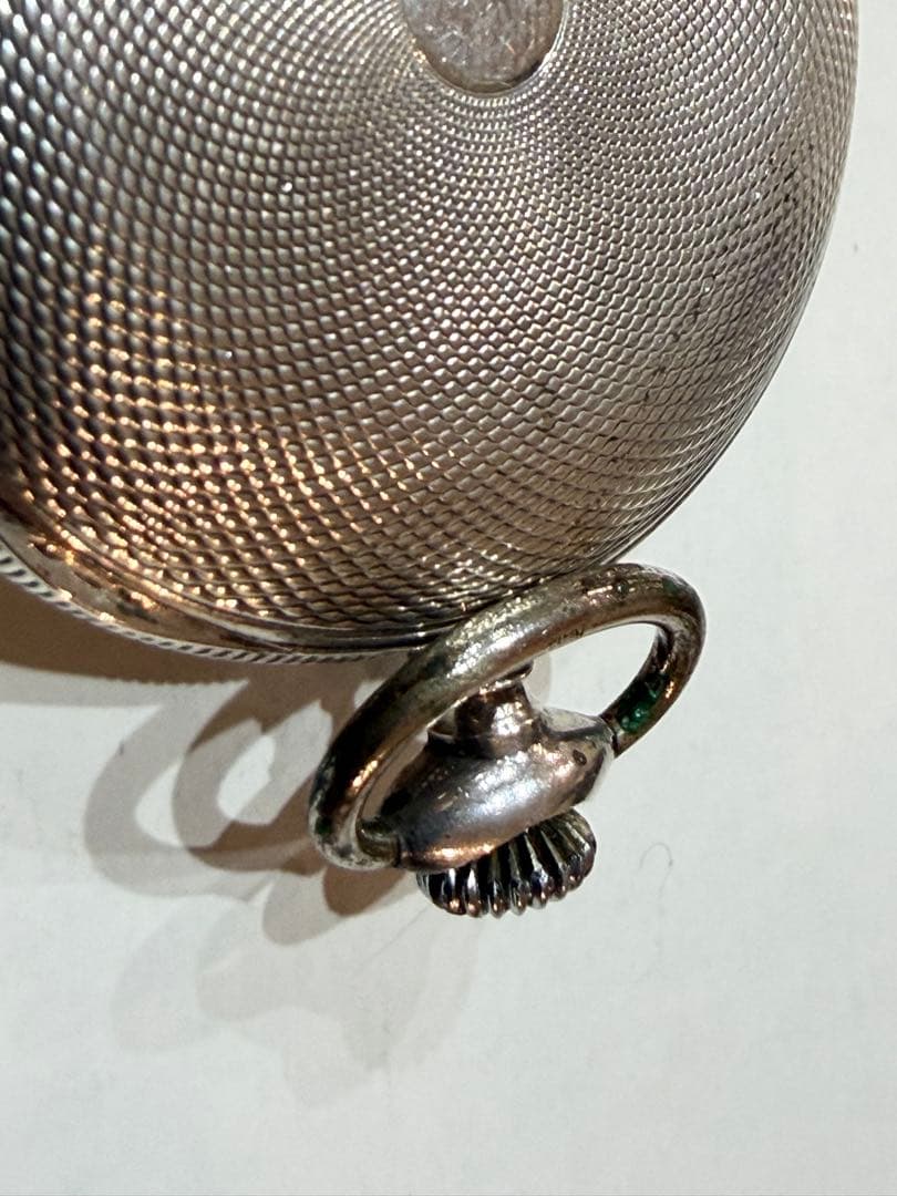 明治〜大正期 雑誌「少年」懸賞品 銀製懐中時計 0.800刻印