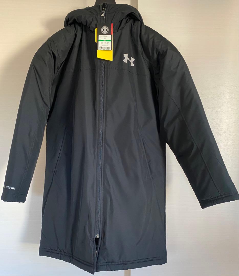 12月限定値引‼︎ 150 アンダーアーマー ベンチコート YLG ロングコート
