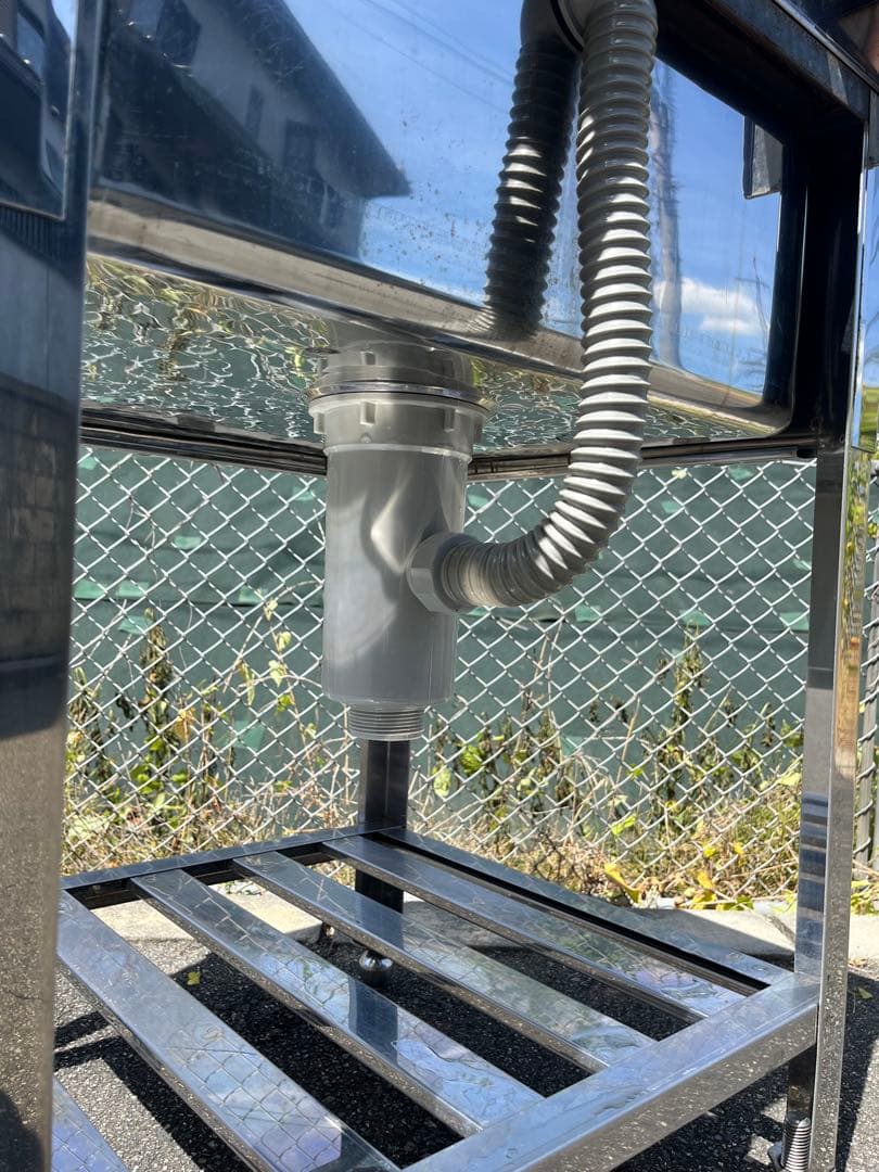 ステンレス1槽シンク　流し台　600×600×800/890