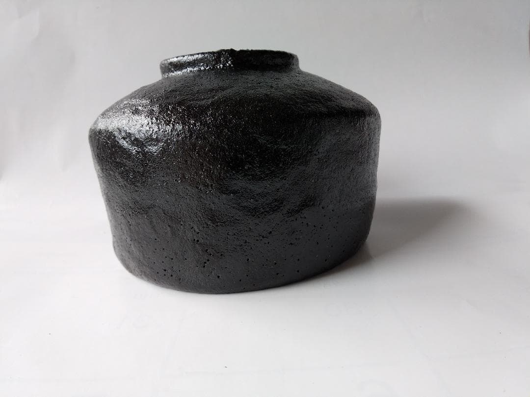 小西平内焼 太閤窯 原田聖龍 黒茶碗 共箱 黒楽茶道具 抹茶碗 茶碗 新品