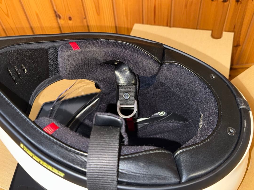 SHOEI EX-ZERO XL オフホワイト　バイザー付き