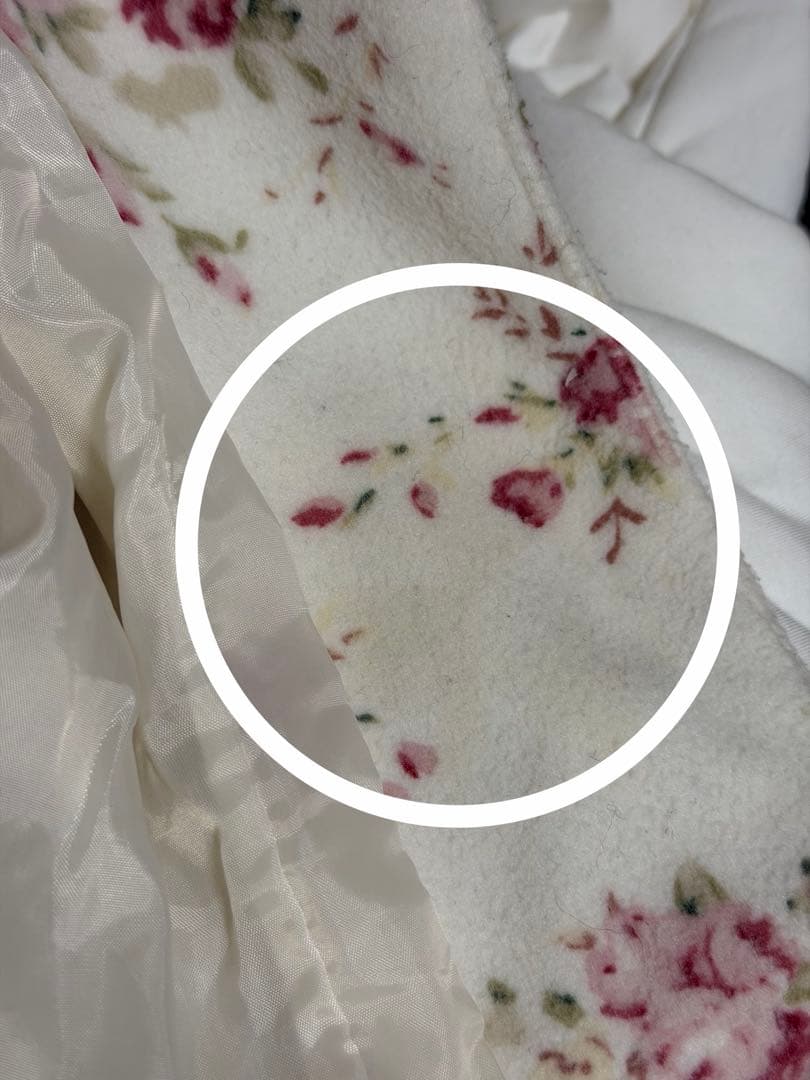 希少 レアLIZLISA 花柄コート　3連リボン　平成ギャル