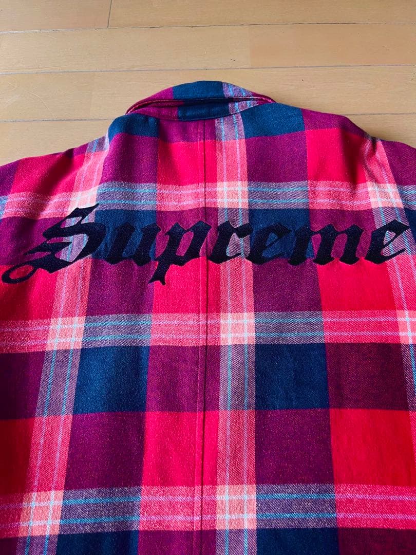 Supreme キルティングシャツ フランネルシャツ