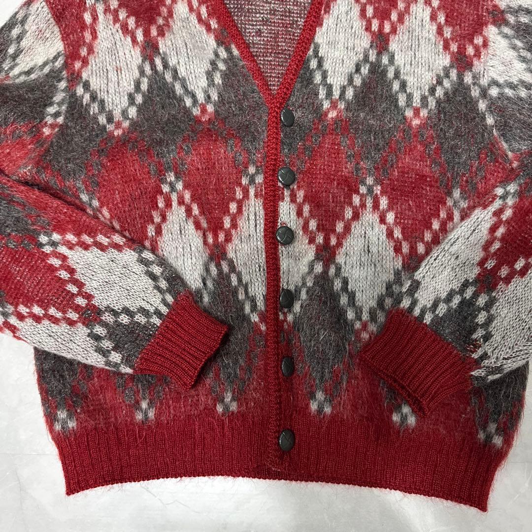 PURITAN アーガイルカーディガン