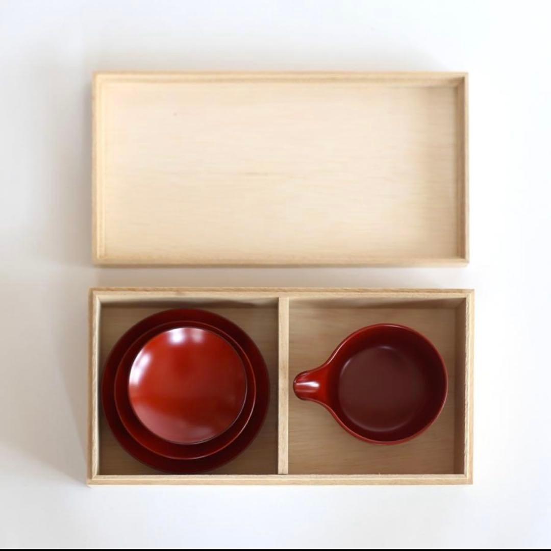 と*︎様 中川政七商店 越前塗りの片口屠蘇器　お正月