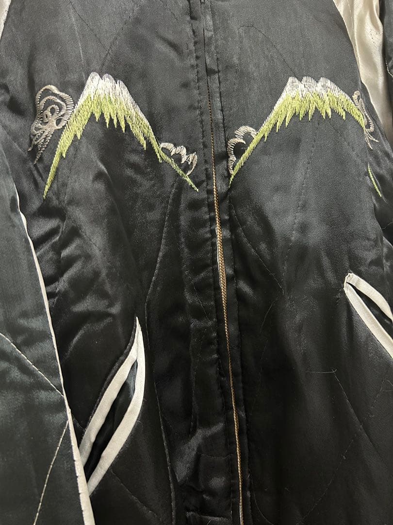 ヴィンテージスカジャン　50年代　鷹　虎　富士