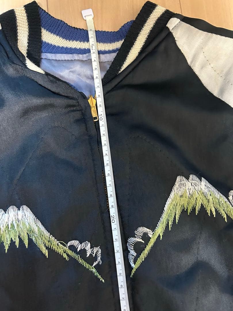 ヴィンテージスカジャン　50年代　鷹　虎　富士