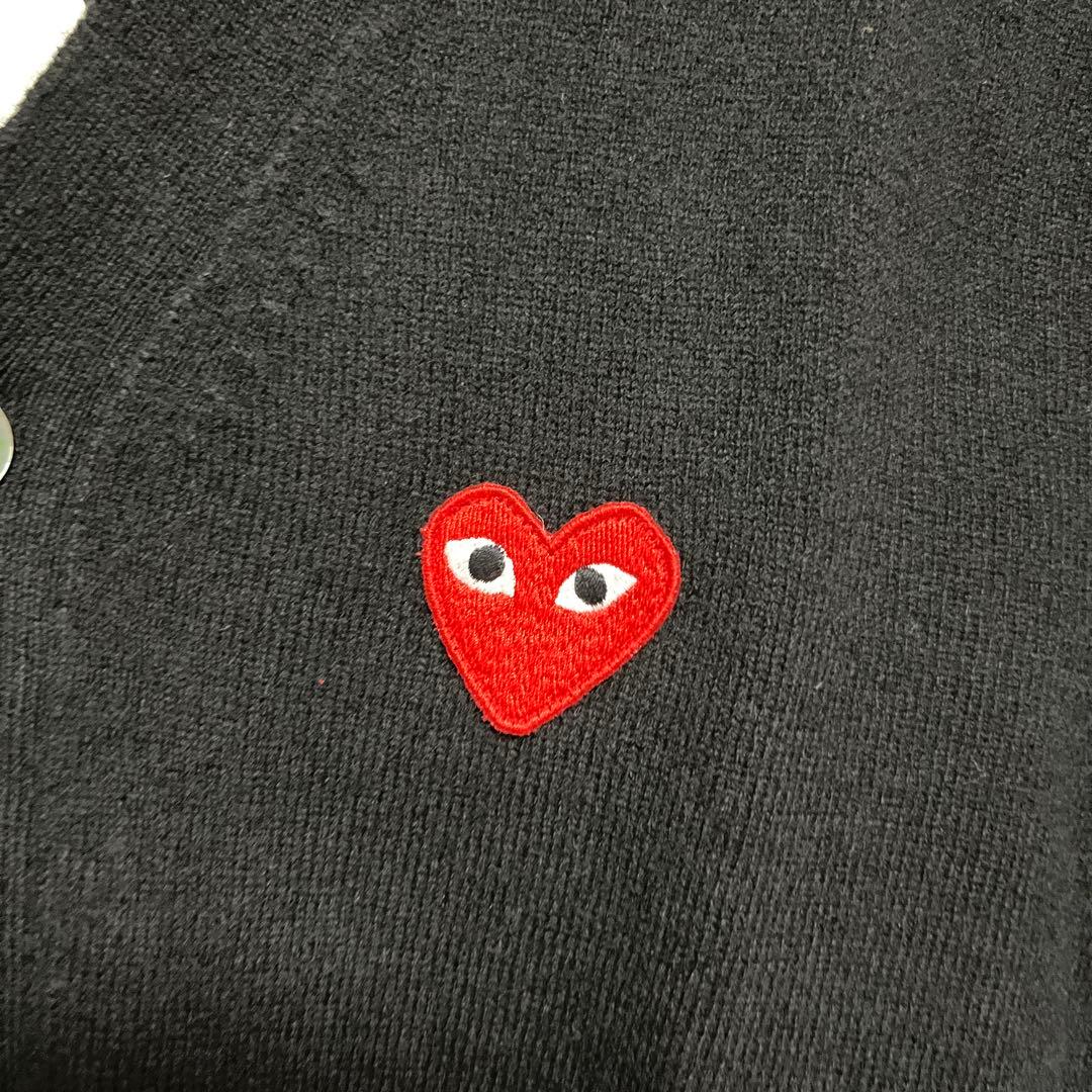 【新品未使用】PLAY COMME des GARÇONS カーディガン M 黒