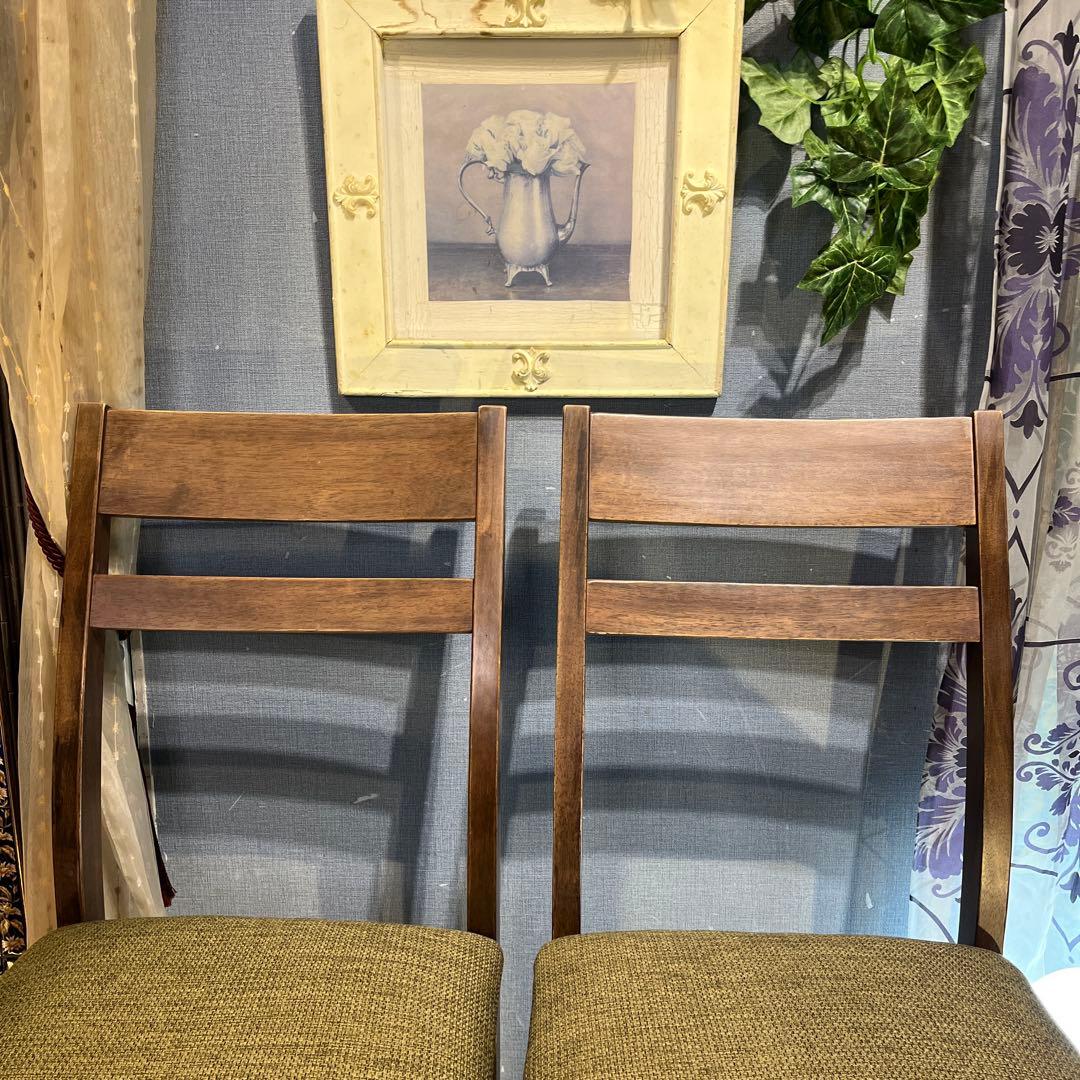 2脚セット　軽量　コンパクトチェア 　北欧スタイル